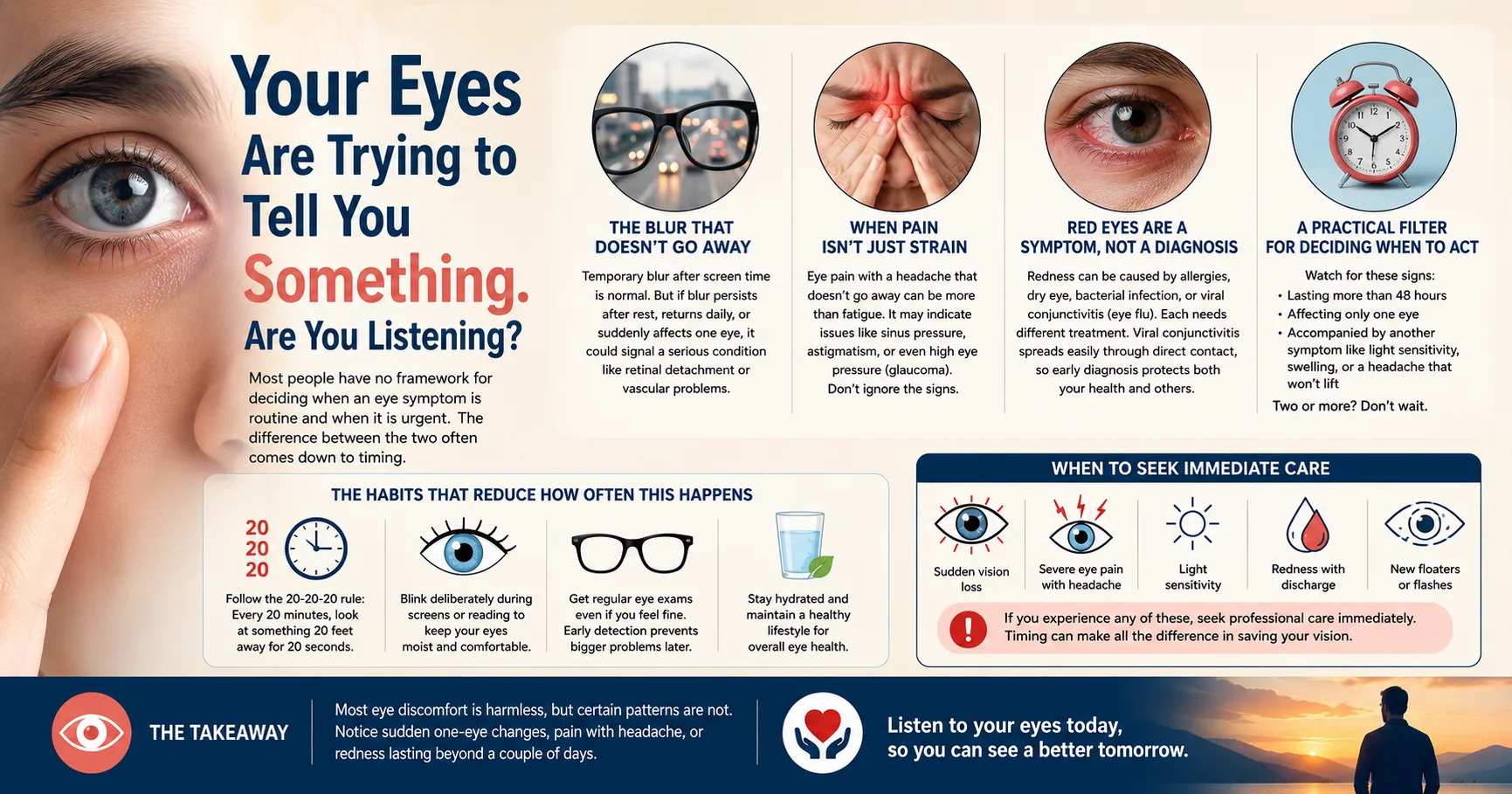 Your Eyes Are Trying to Tell You Something. Are You Listening?