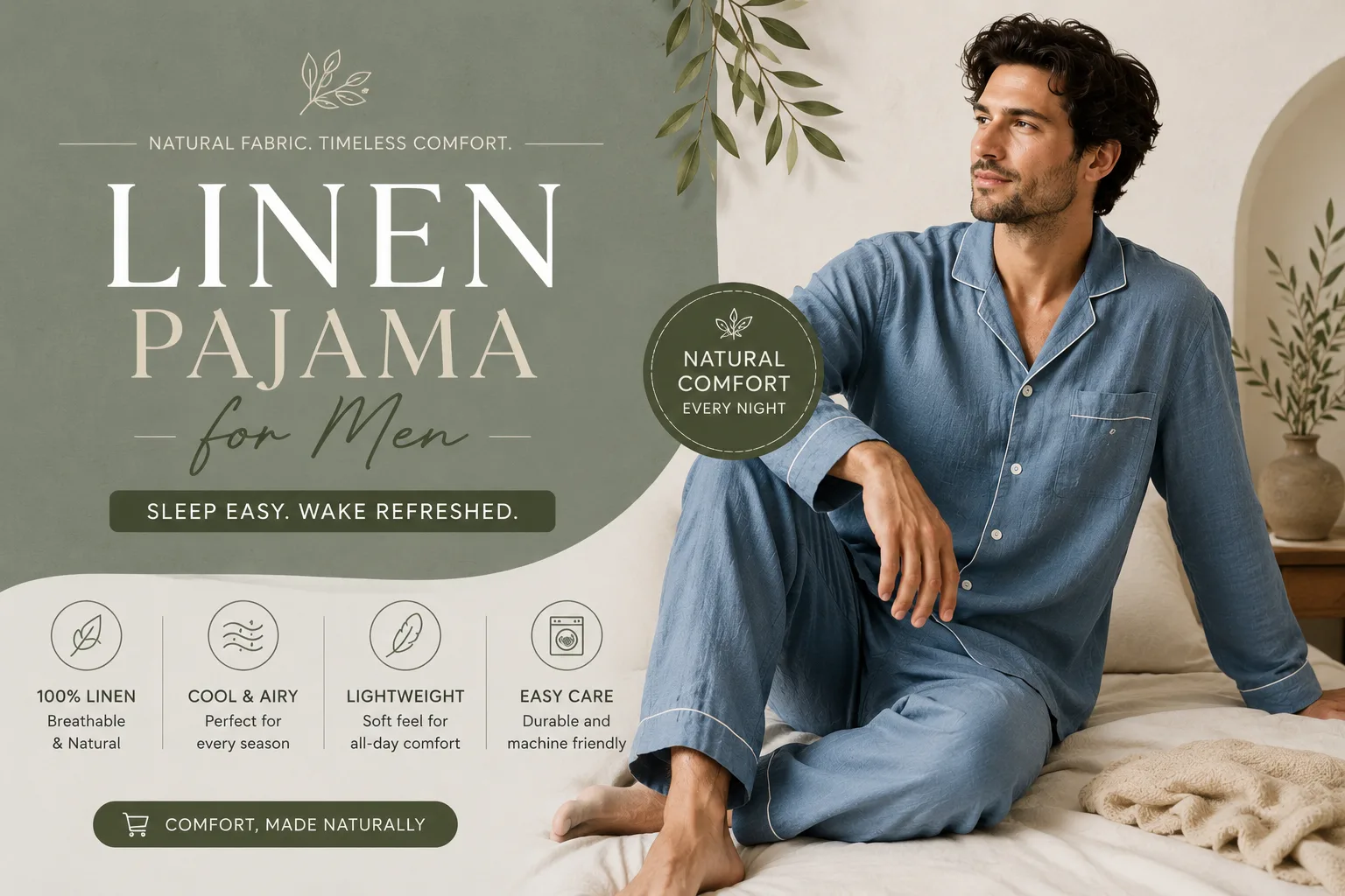 15 Reasons Men's Linen Pajama Sets Are the Best Sleepwear for Summer
