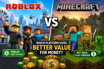Roblox or Minecraft: Where Should You Spend?