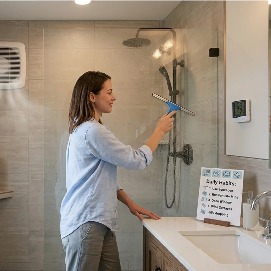 Bathroom Moisture Control Starts With Better Daily Habits