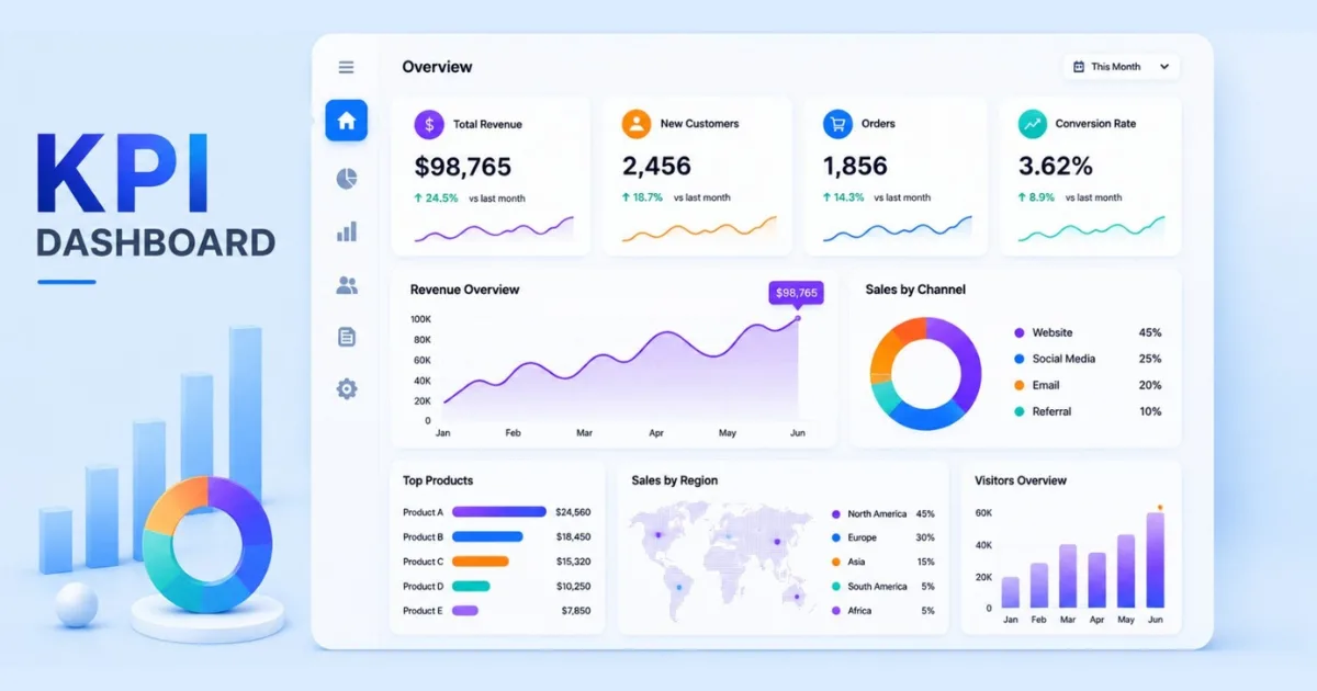KPI Dashboard: Complete Guide with Examples, Benefits & Best Practices