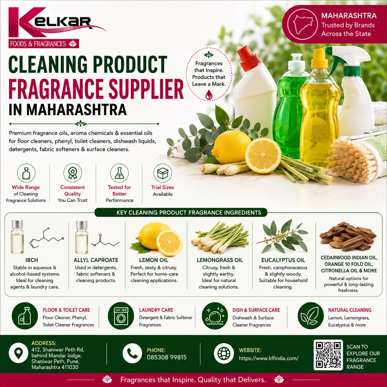 Cleaning Product Fragrance Supplier in Maharashtra