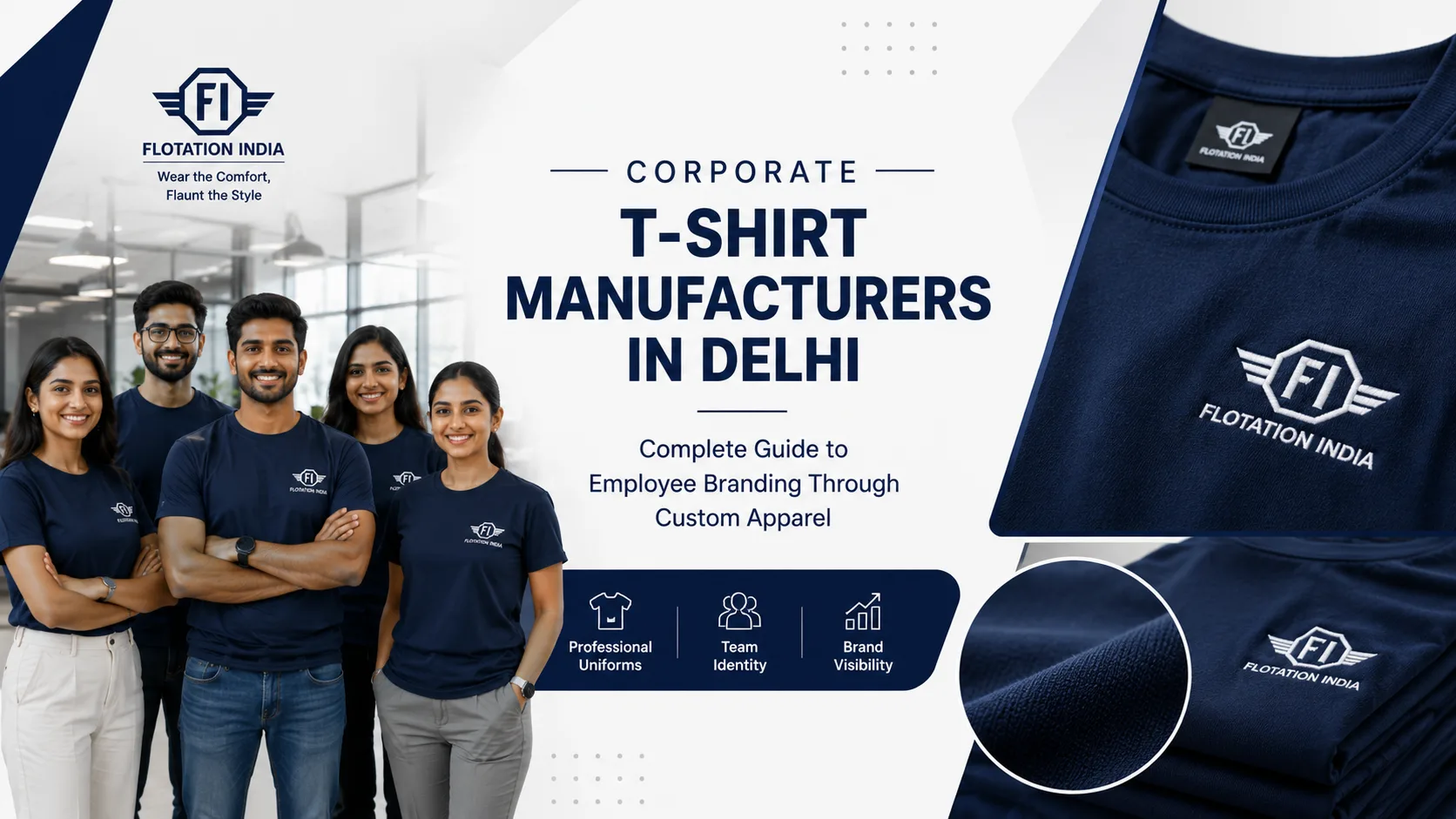 Corporate T-Shirt Manufacturers in Delhi NCR – Build a Strong Brand with Custom Apparel