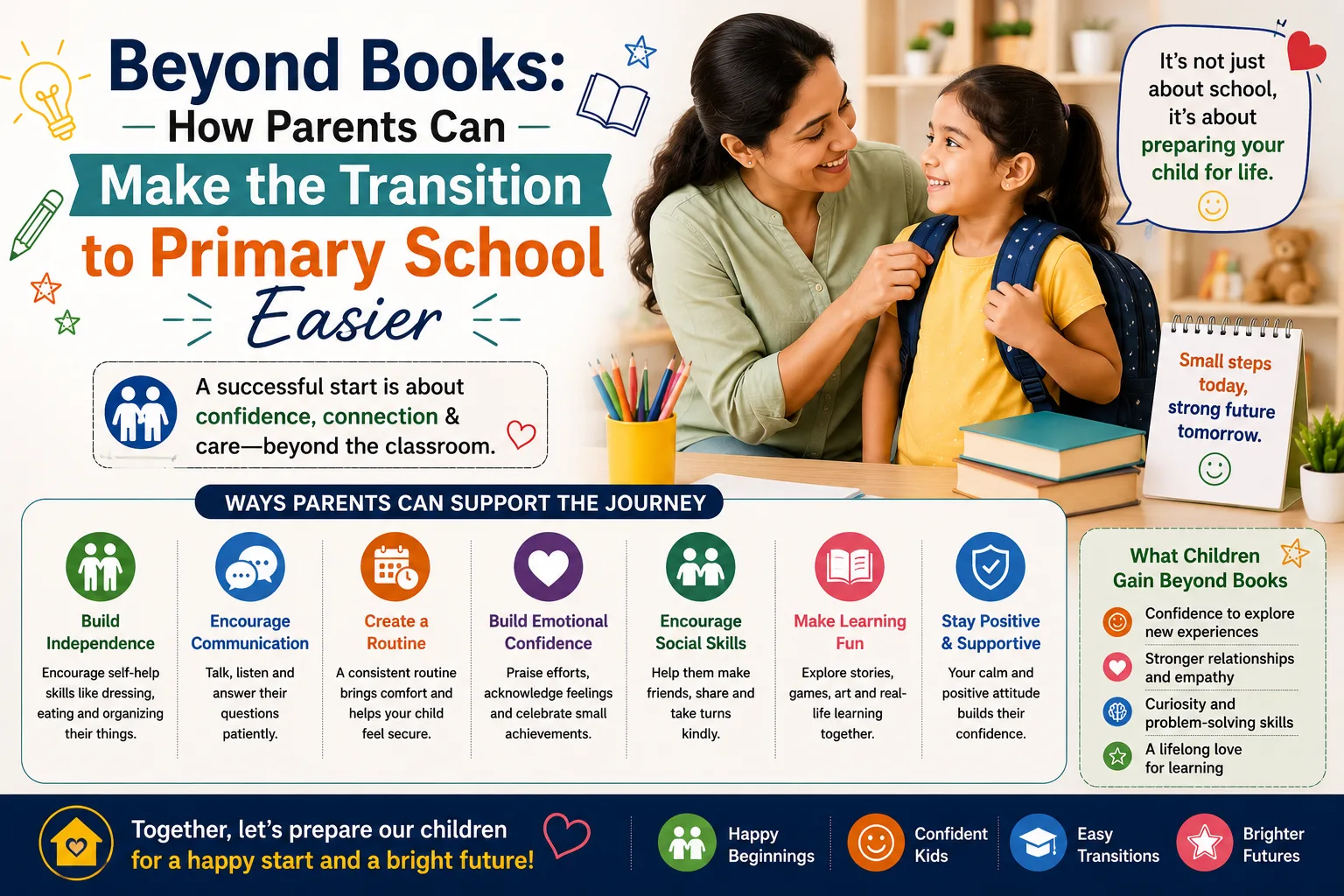 Beyond Books: How Parents Can Make the Transition to Primary School Easier