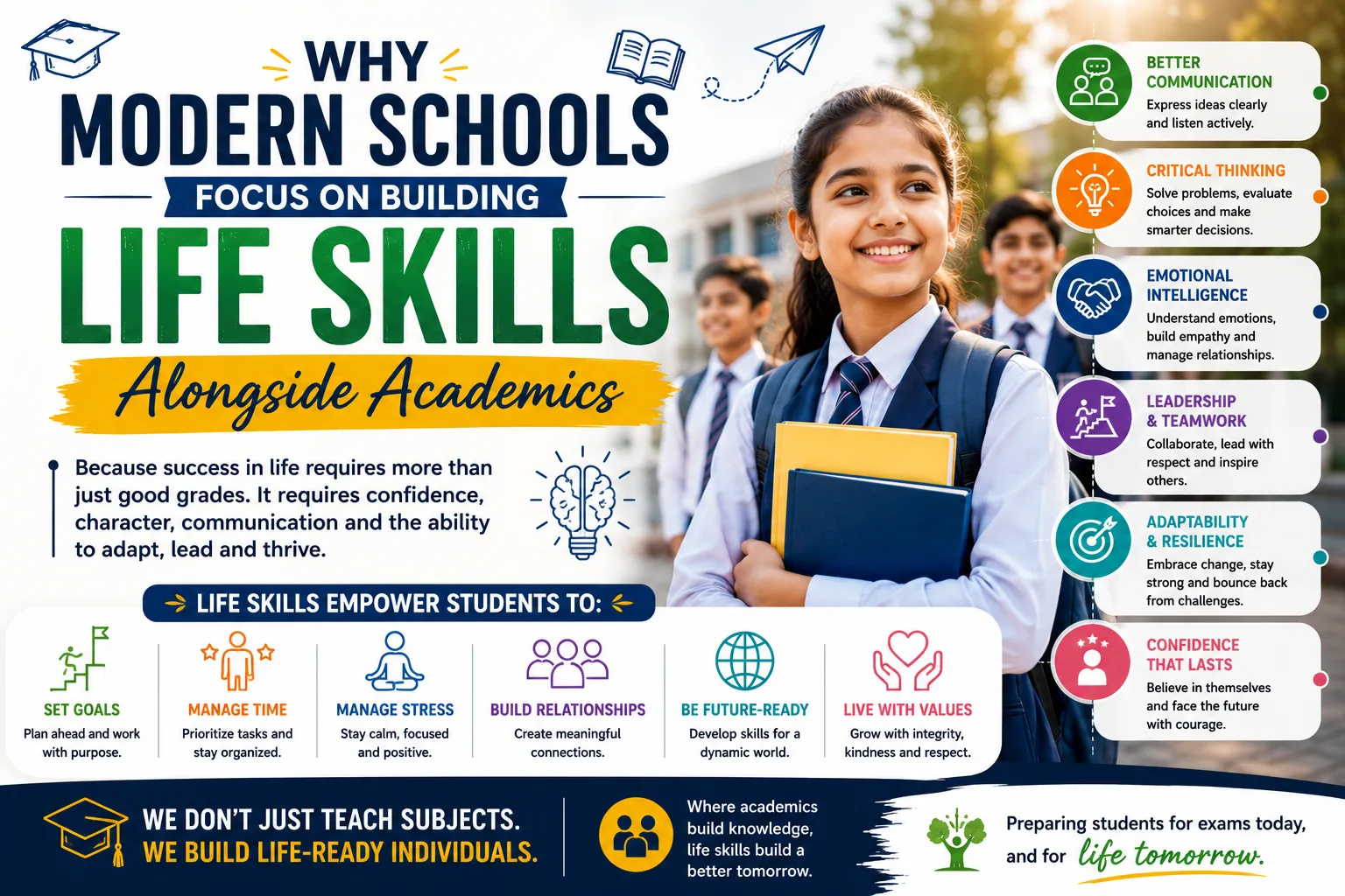 Why Modern Schools Focus on Building Life Skills Alongside Academics