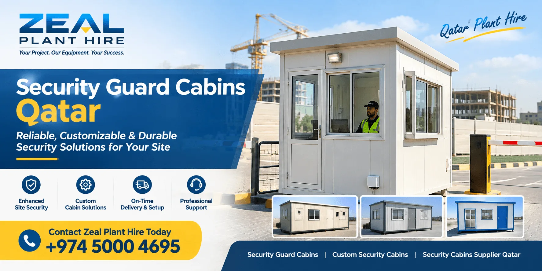 Security Guard Cabins Qatar – Reliable Site Security Solutions