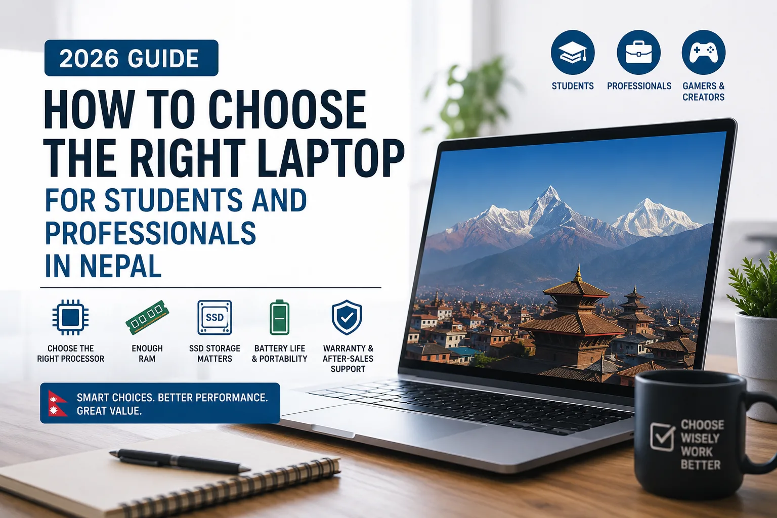 How to Choose the Right Laptop for Students and Professionals in Nepal