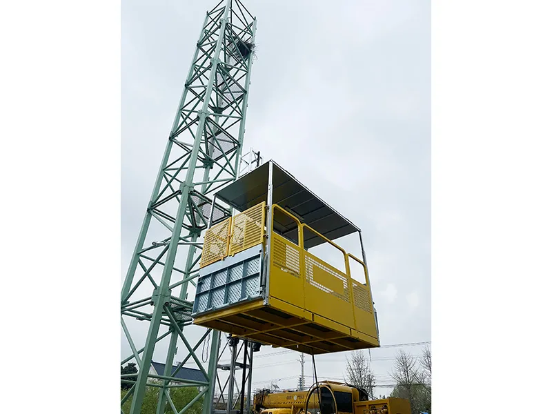 Engineering Vertical Logistics: The Structural Mechanics And Operational Efficiency Of The Twin-Cage Construction Hoist