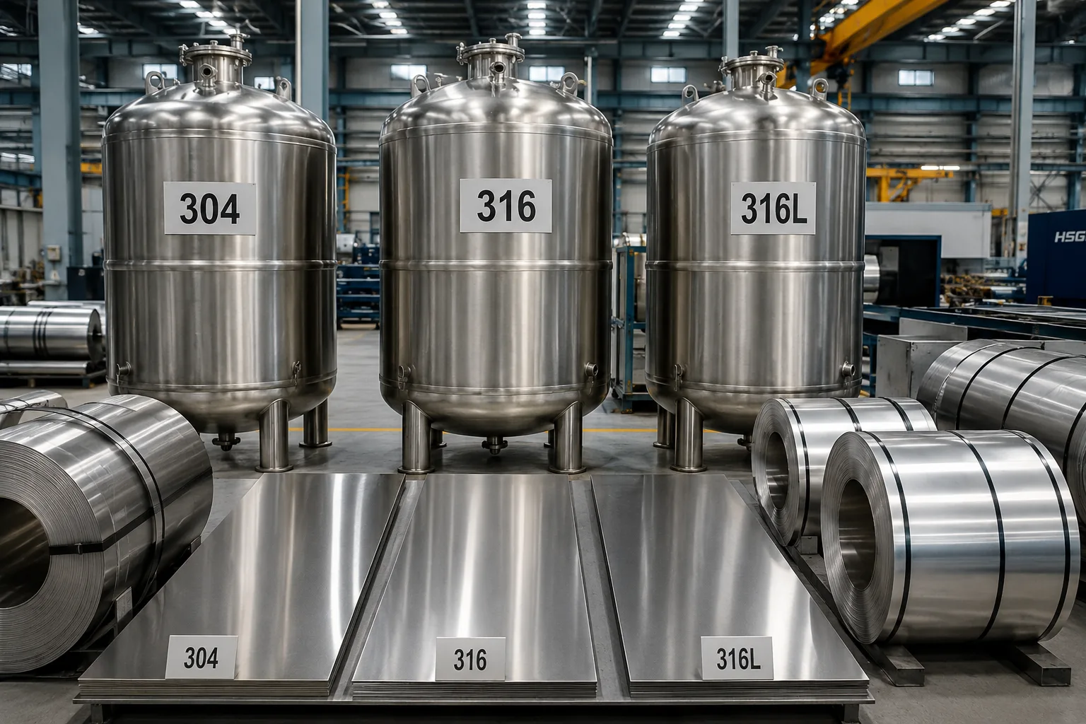 SS 304 vs SS 316 vs SS 316L Which Grade Is Right for Your Plant