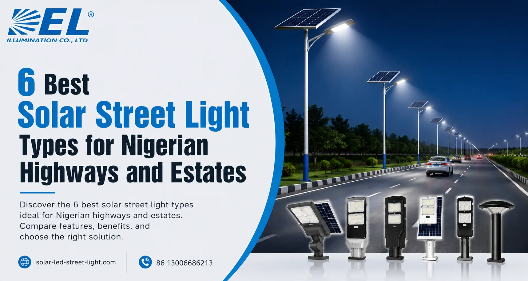 6 Best Solar Street Light Types for Nigerian Highways and Estates
