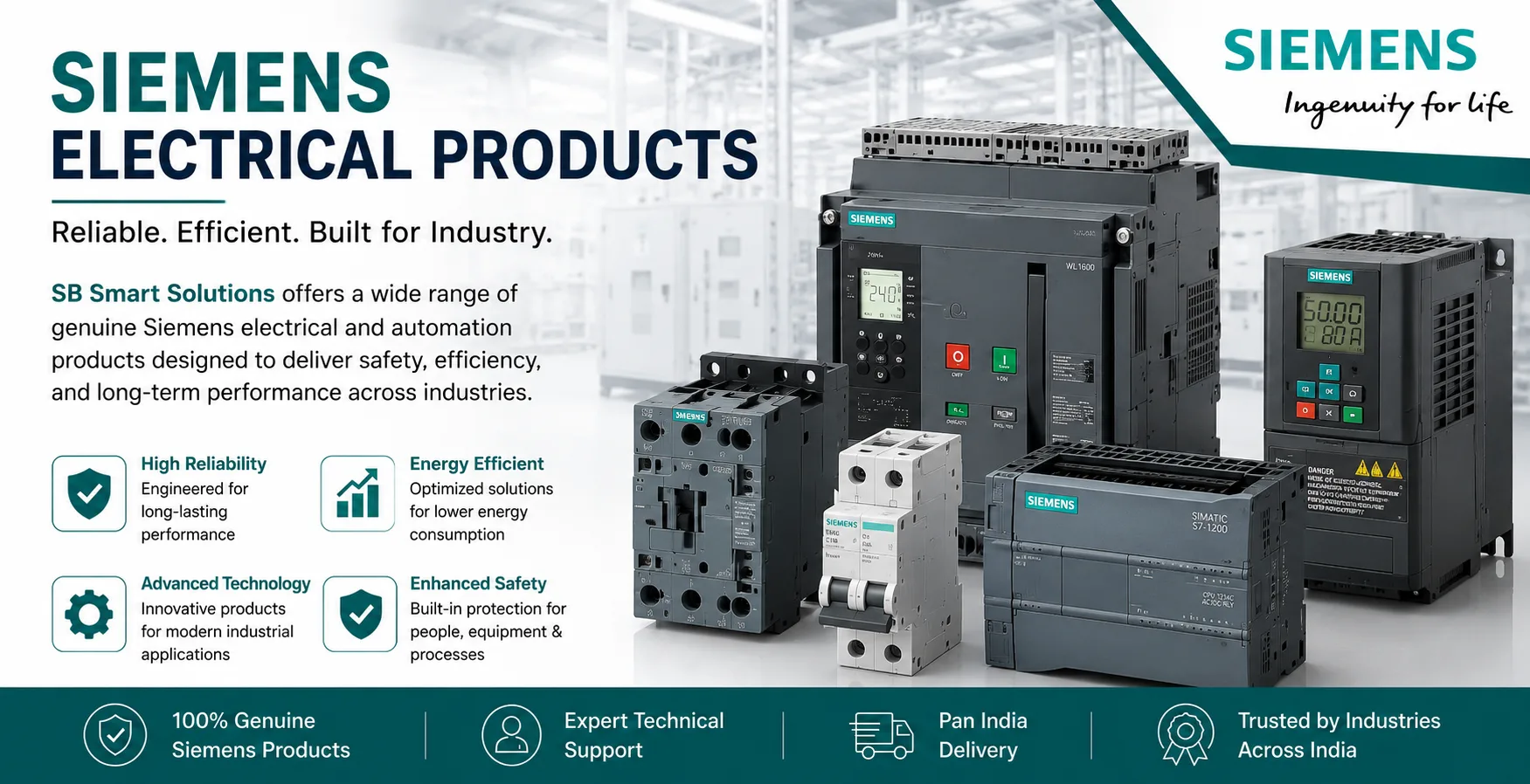 Siemens Electrical Products: Why Industries in India Trust Siemens for Reliable Electrical Solutions
