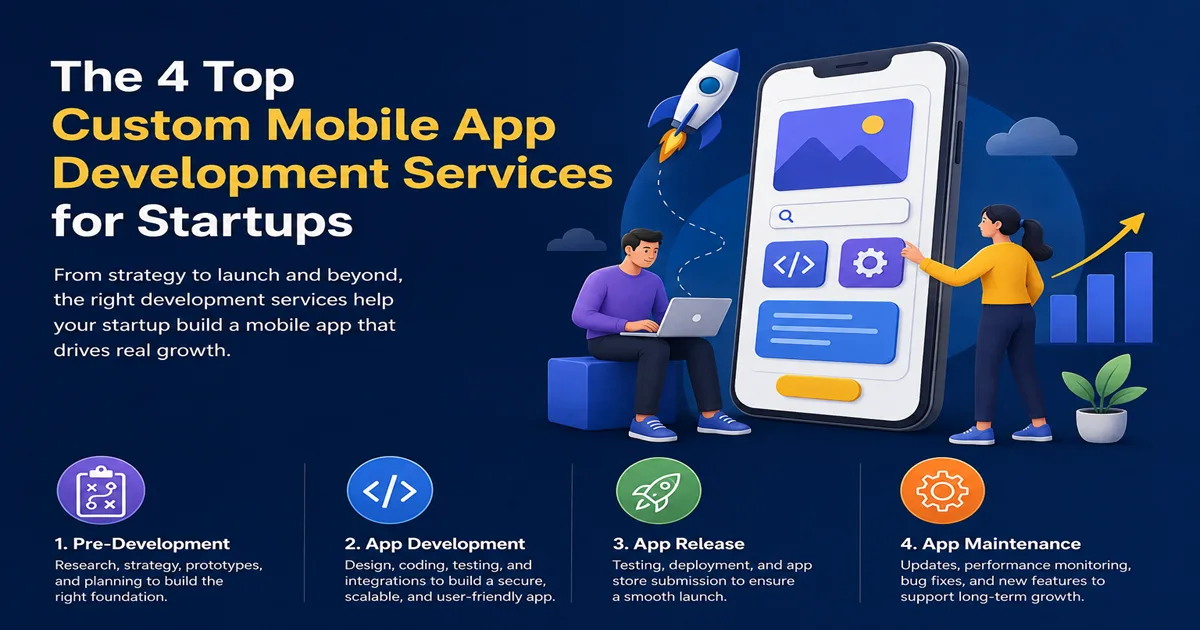 The 4 Essential Custom Mobile App Development Services for Startups