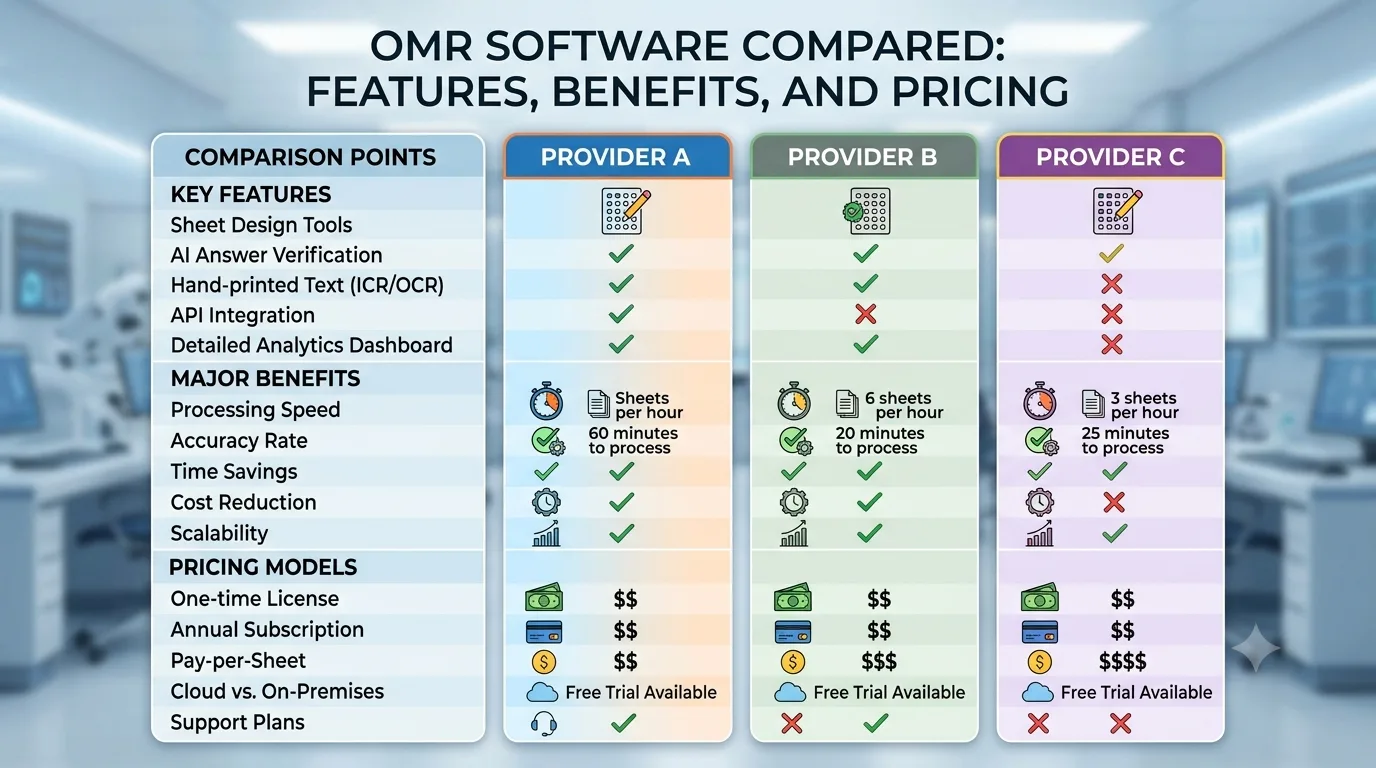 OMR Software Compared: Features, Benefits, and Pricing