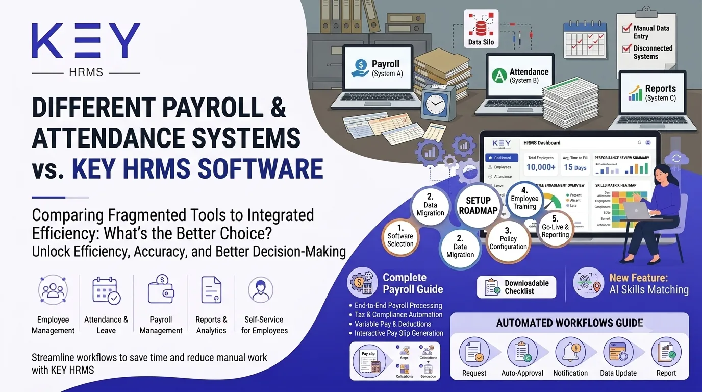 HRMS Software vs. Various Payroll and Attendance Systems