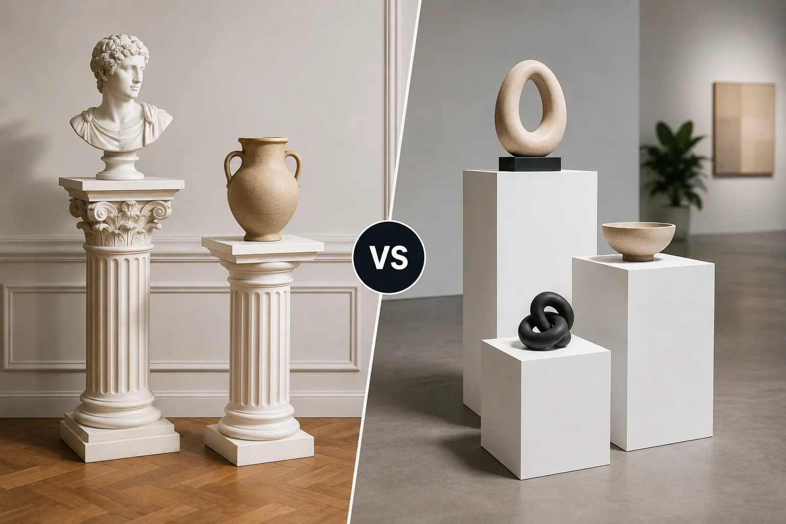 Pedestal vs Plinth: Which One Should You Choose?