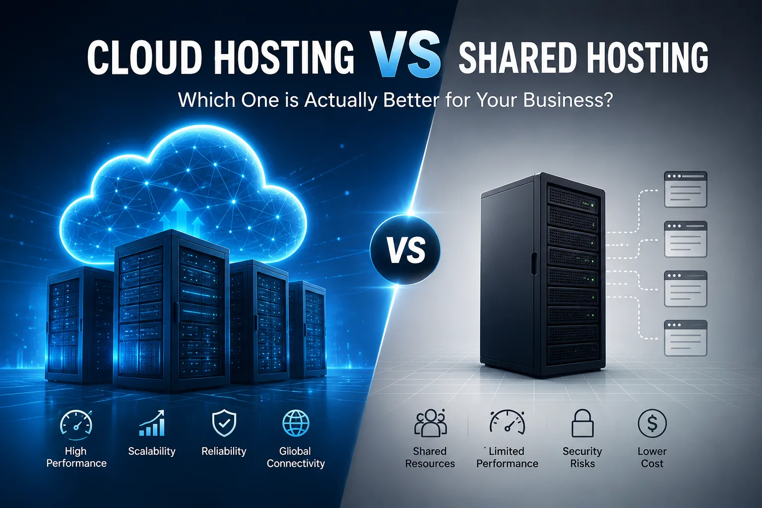 Cloud Hosting vs Shared Hosting: Which One is Actually Better for Your Business?