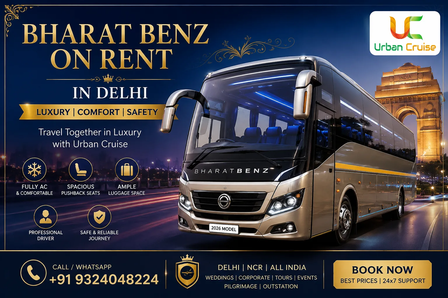 Bharat Benz Luxury Bus Price: Comfort, Features & Group Travel Guide