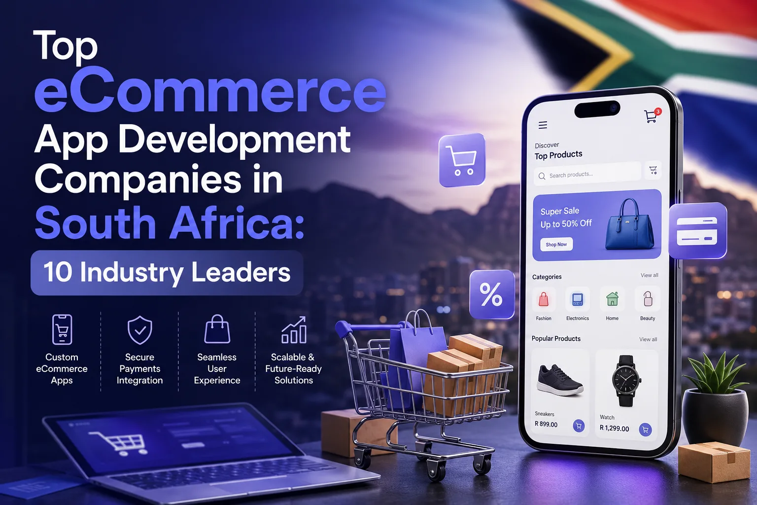 Top eCommerce App Development Companies in South Africa: 10 Industry Leaders