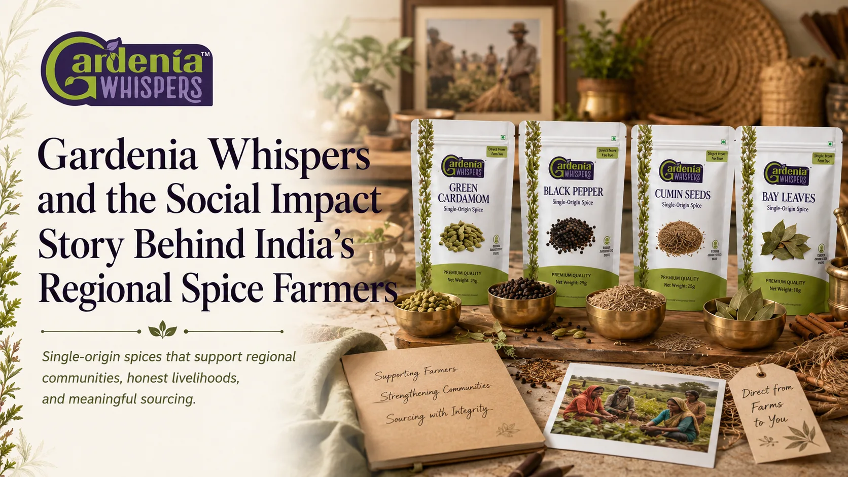 Gardenia Whispers and the Social Impact Story Behind India's Regional Spice Farmers