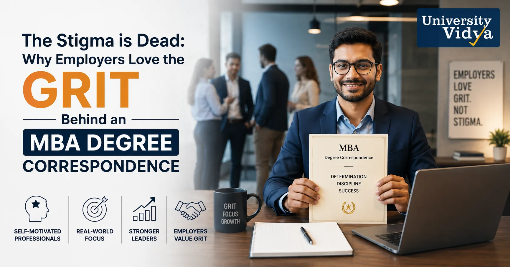 The Stigma is Dead: Why Employers Love the Grit Behind an MBA Degree Correspondence