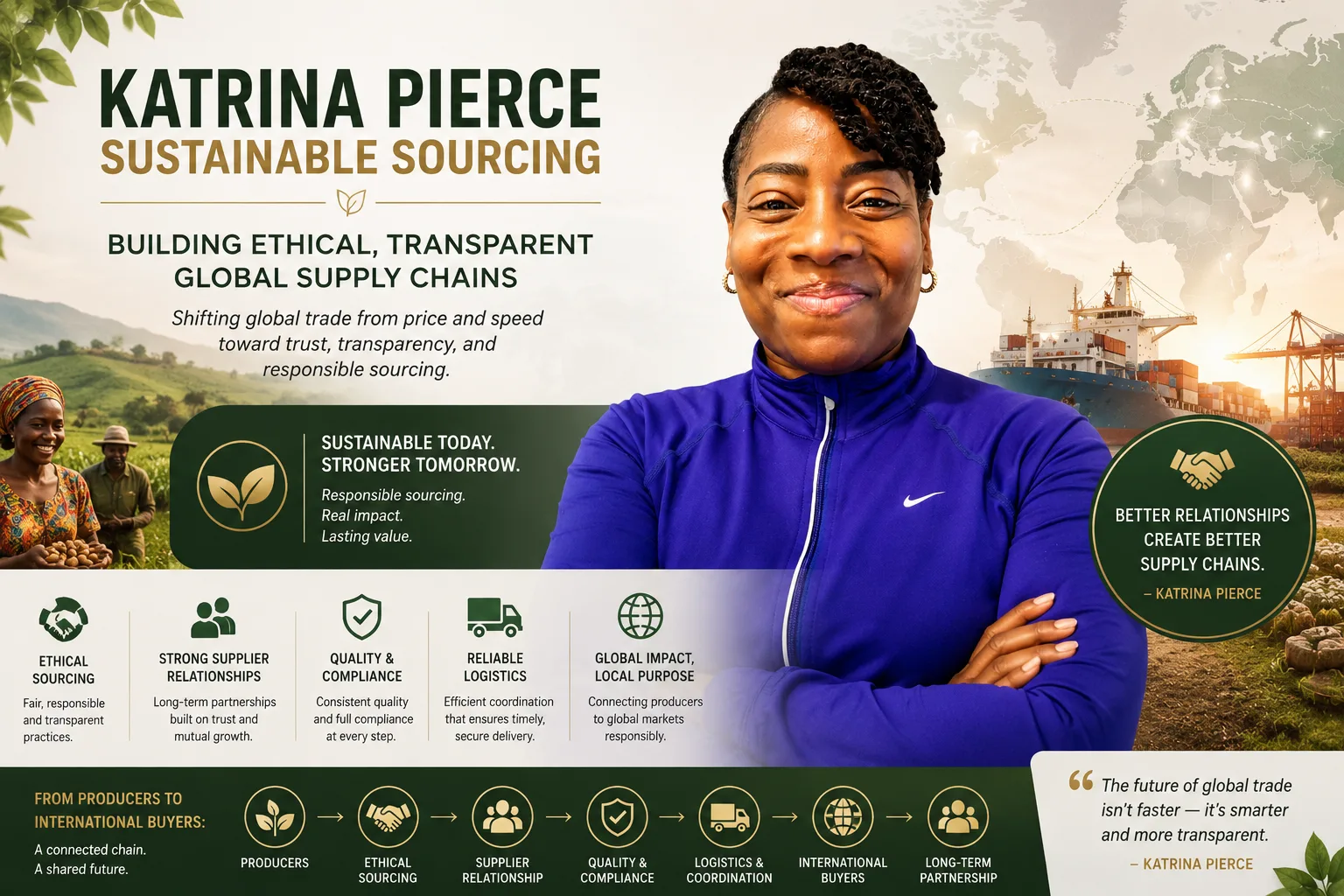 Katrina Pierce and the Rise of Responsible, Sustainable Sourcing