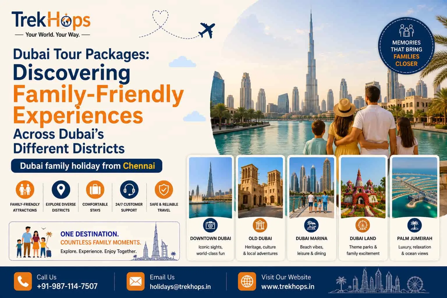 Dubai Tour Packages: Discovering Family-Friendly Experiences Across Dubai is Different Districts