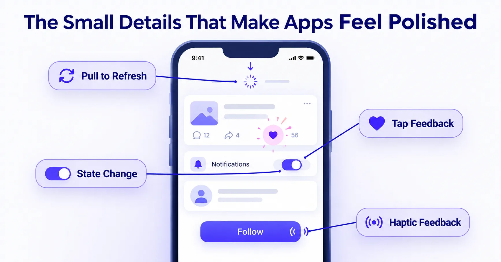 Micro-Interactions: The Small Details That Make Mobile Apps Feel Polished