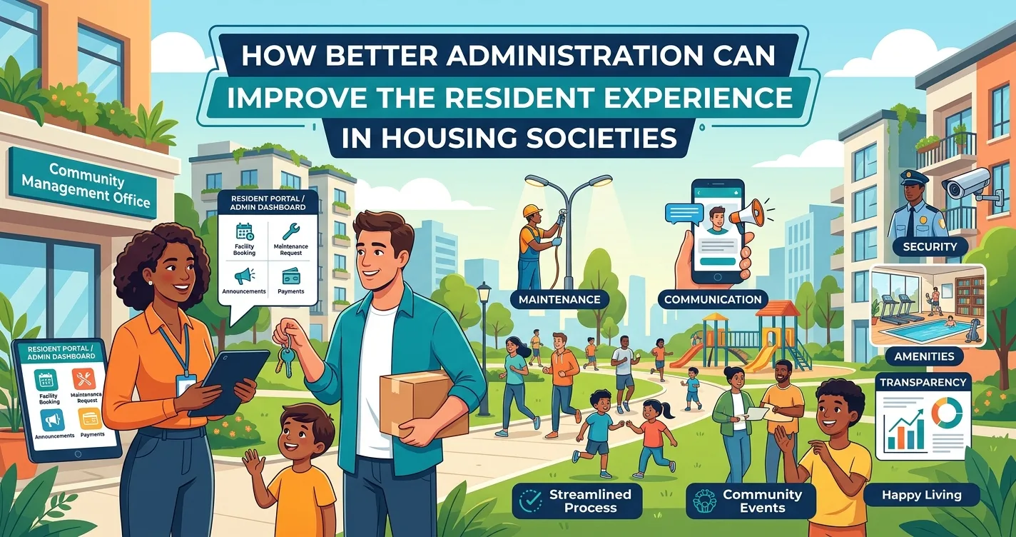 How Better Administration Can Improve the Resident Experience in Housing Societies