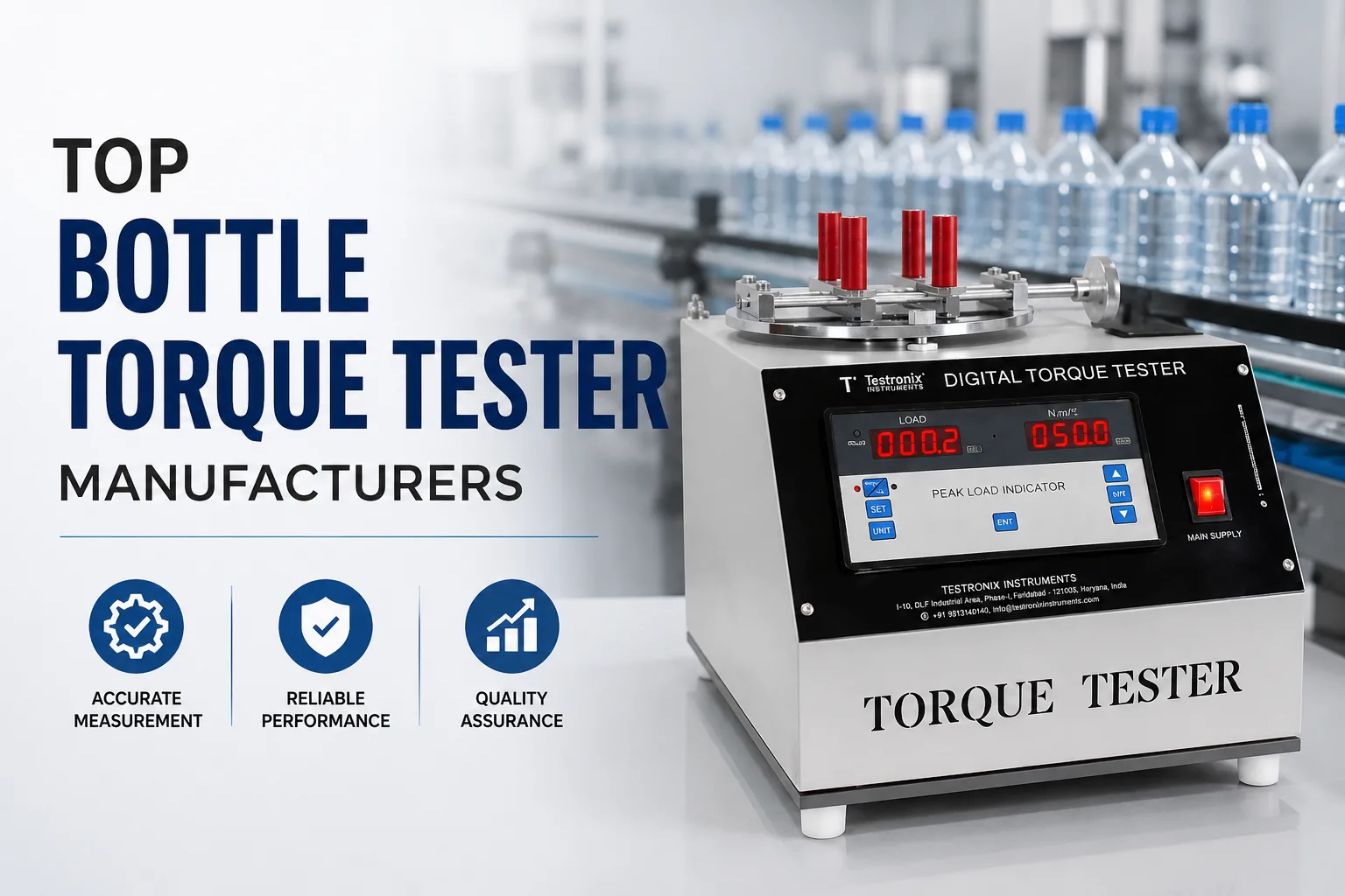 Top Bottle Torque Tester Manufacturers for Packaging Industries