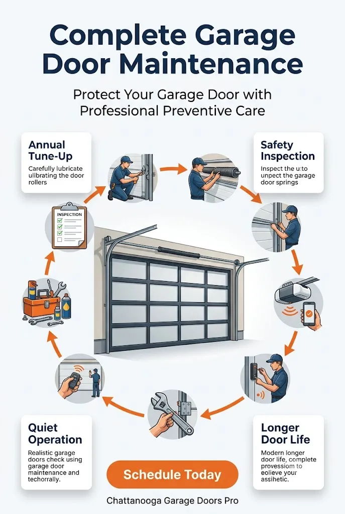Garage Door Maintenance Tips for Chattanooga Homeowners