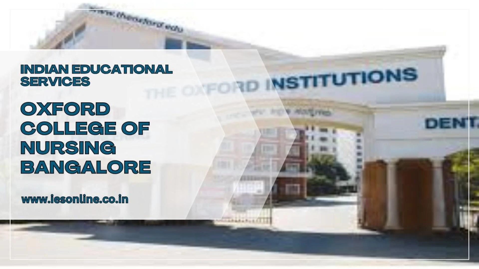 Oxford College of Nursing Bangalore: An Esteemed Institution for Nursing Studies