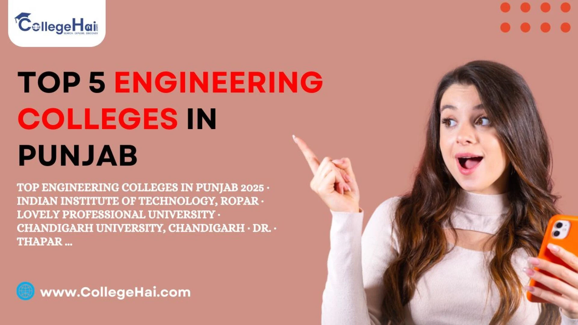Top 5 Engineering Colleges in Punjab: Admission, Fees & Rankings