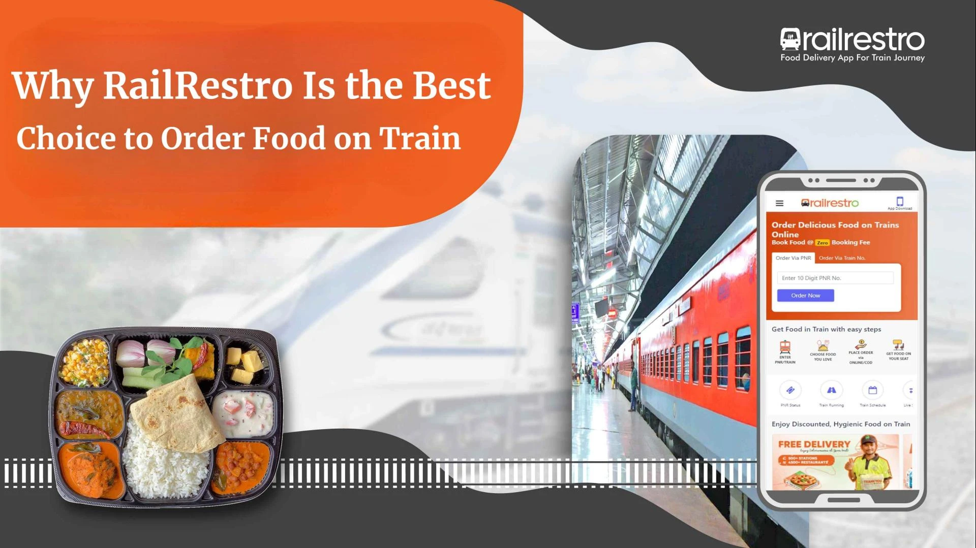 Why RailRestro Is the Best Choice to Order Food on Train Compared to Other Apps