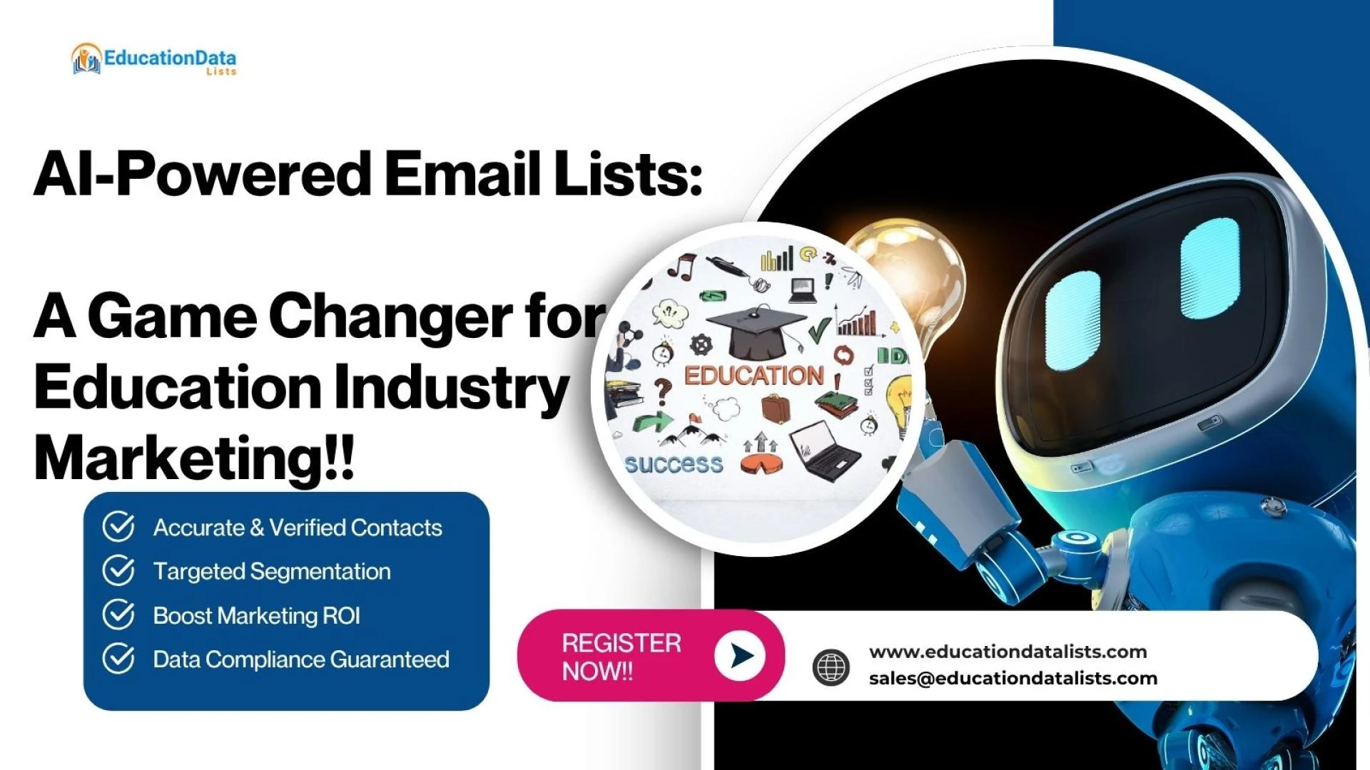AI-Powered Email Lists: A Game Changer for Education Industry Marketing