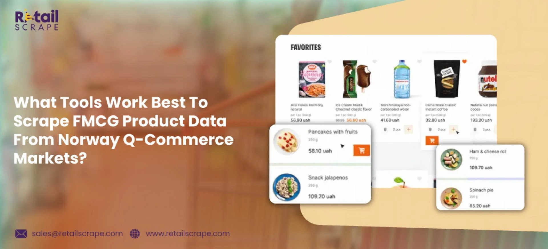 What Tools Work Best To Scrape FMCG Product Data From Norway Q-Commerce Markets?