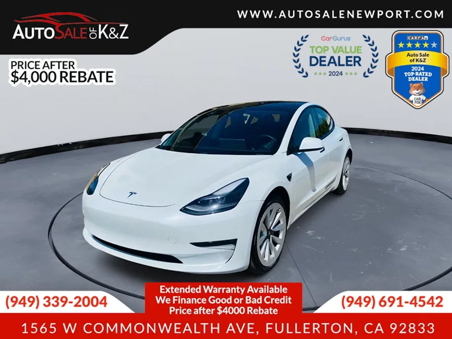 Drive into Tomorrow: Your Pre-Owned Tesla Model 3 Awaits at AutoSale Newport!