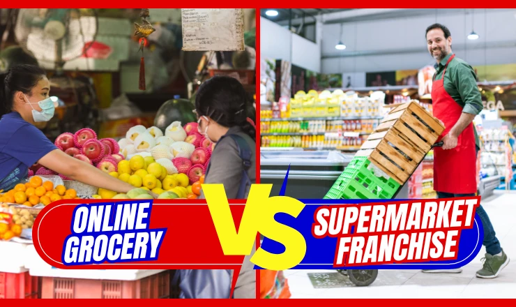 Online Grocery vs Supermarket Franchise: 2025