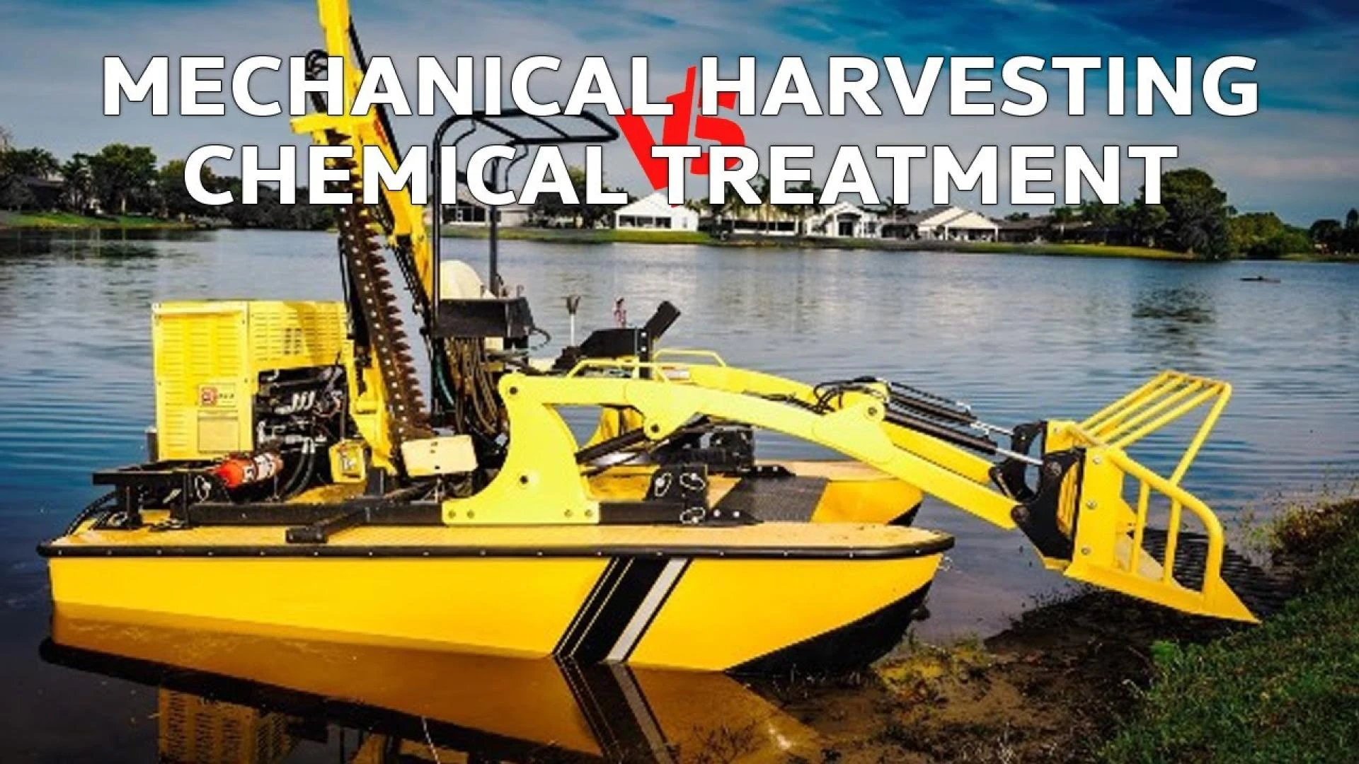 Mechanical Harvesting vs. Chemical Treatment: Which Wins for Lake Maintenance?t Title