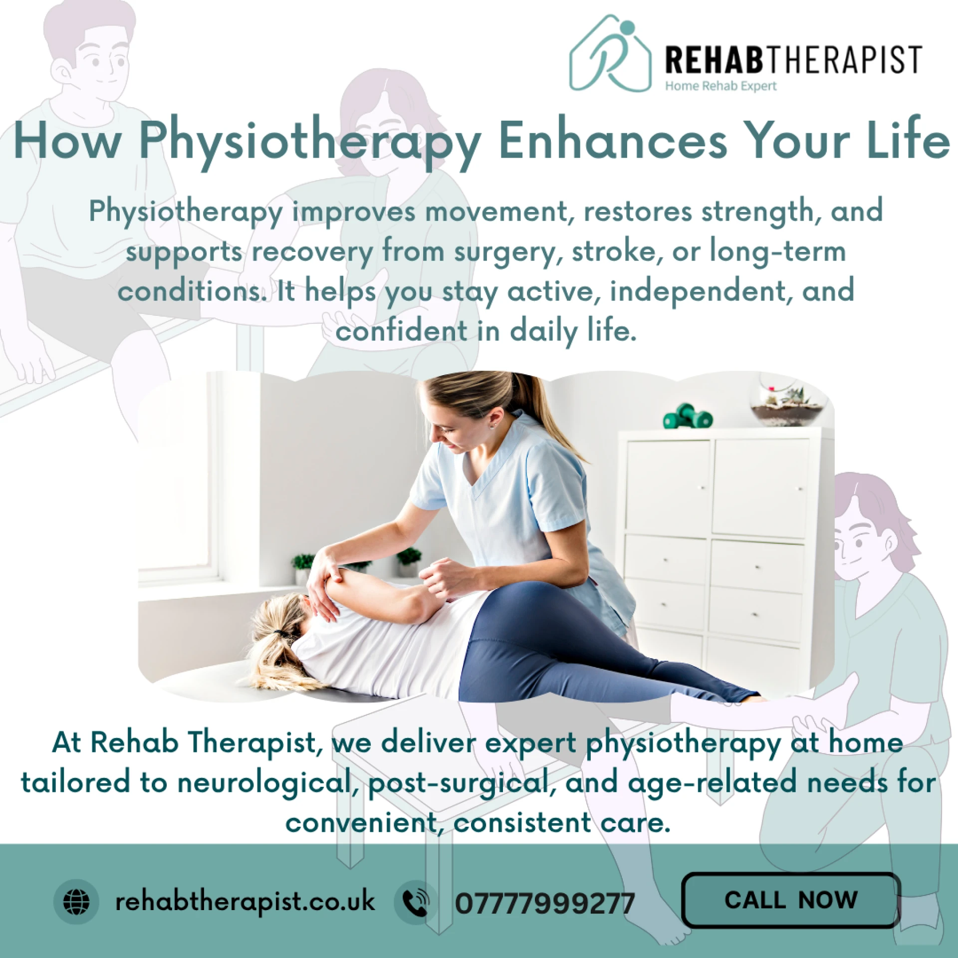 The Benefits of Home Visit Physiotherapy with Rehab Therapist