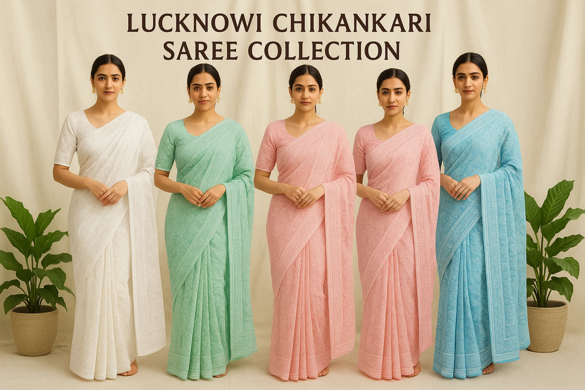 Lucknow Chikan Saree: Timeless Elegance and Handcrafted Tradition