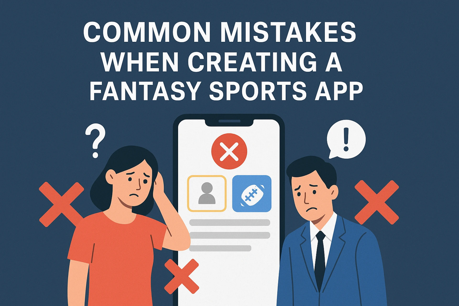 Common Mistakes When Creating a Fantasy Sports App