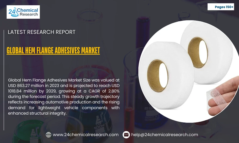 Global Hem Flange Adhesives Market Accelerates with Next-Gen Automotive Manufacturing