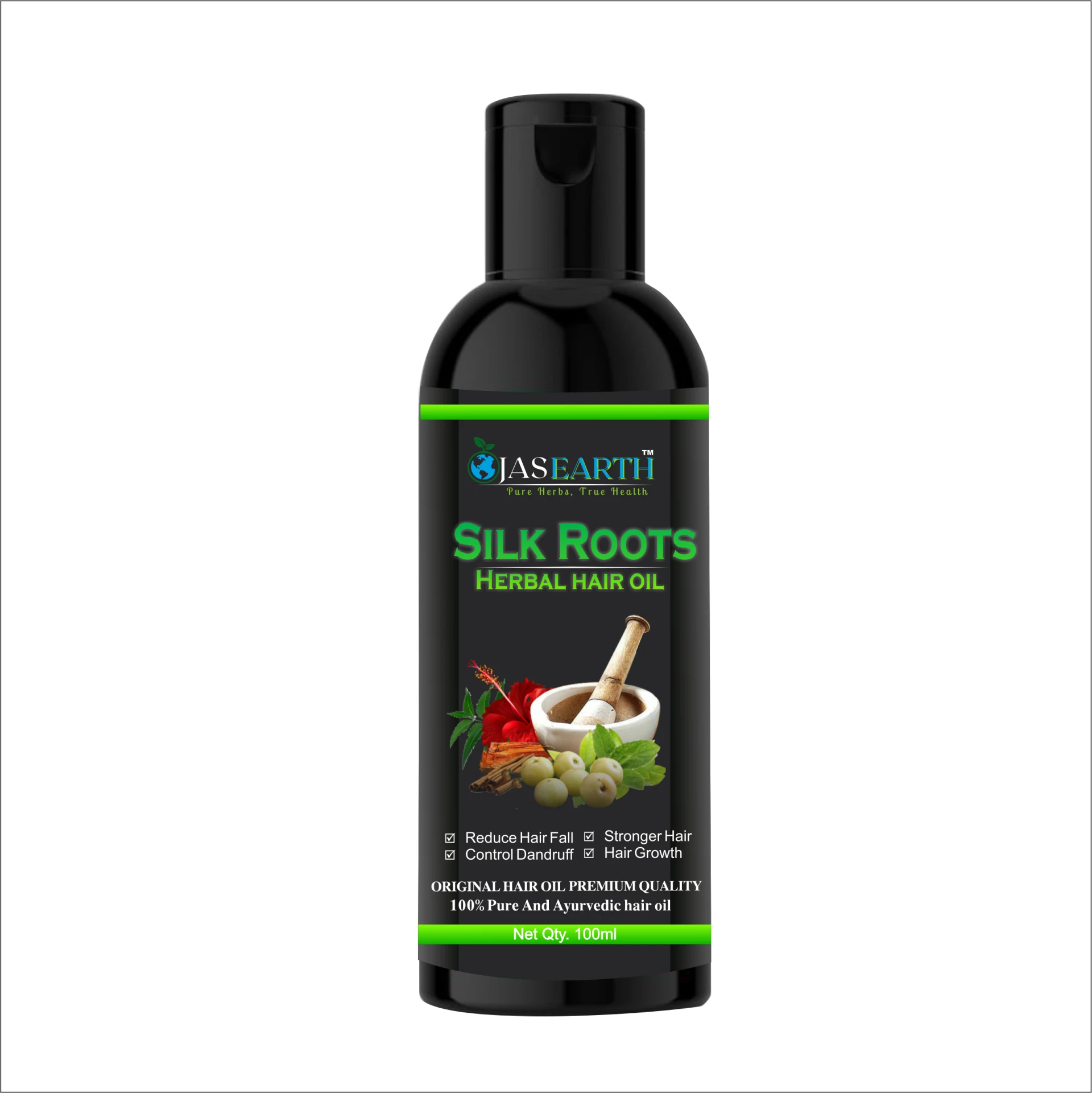 Nourish Your Roots Naturally: The Power of Ojas Earth Silk Roots Herbal Hair Oil
