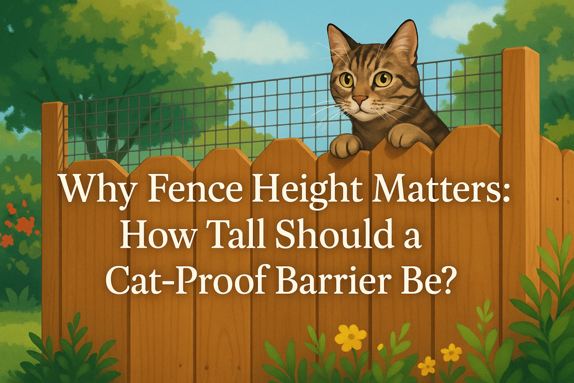 Why Fence Height Matters: How Tall Should a Cat-Proof Barrier Be?