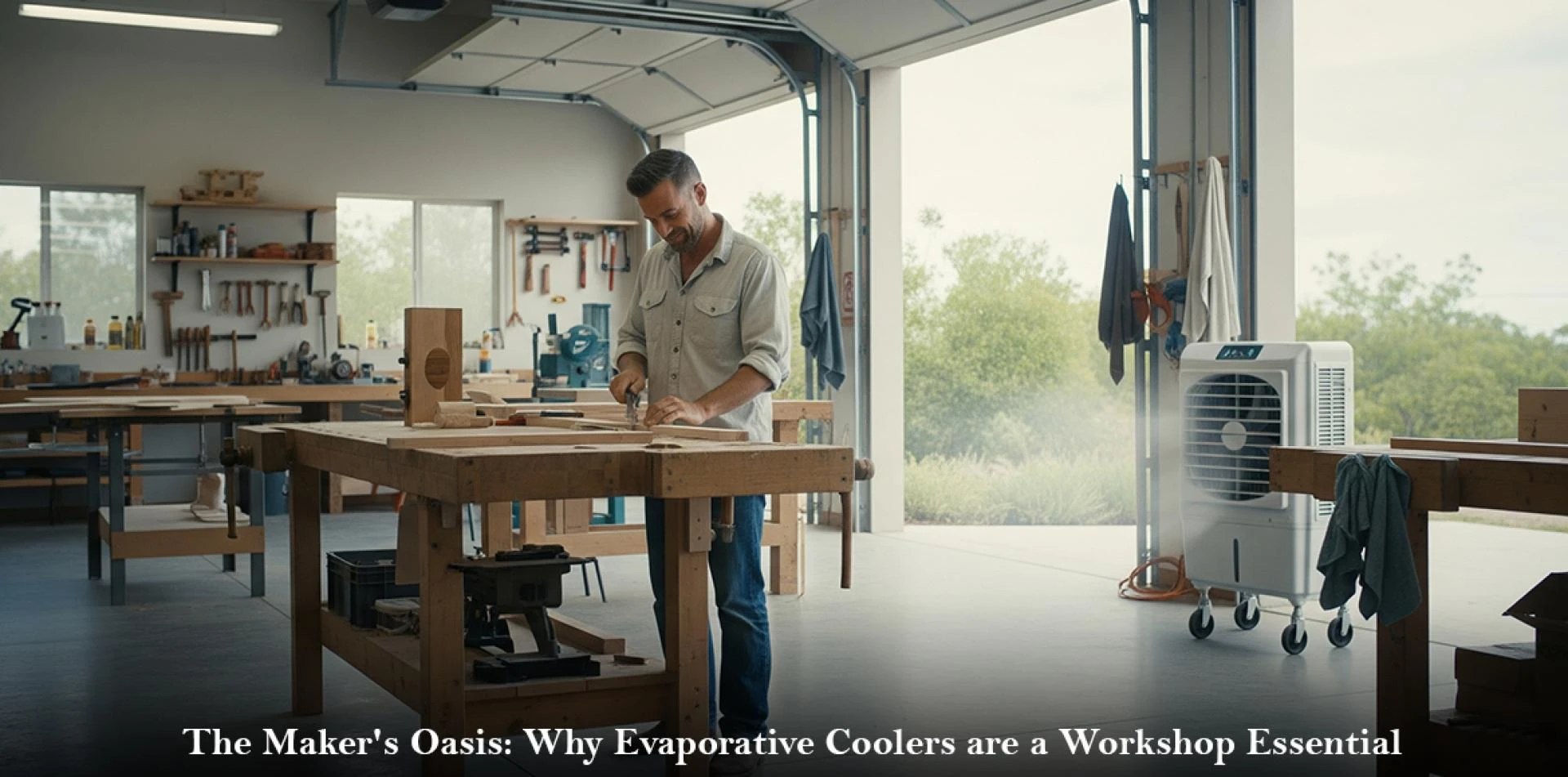 The Maker's Oasis: Why Evaporative Coolers are a Workshop Essential