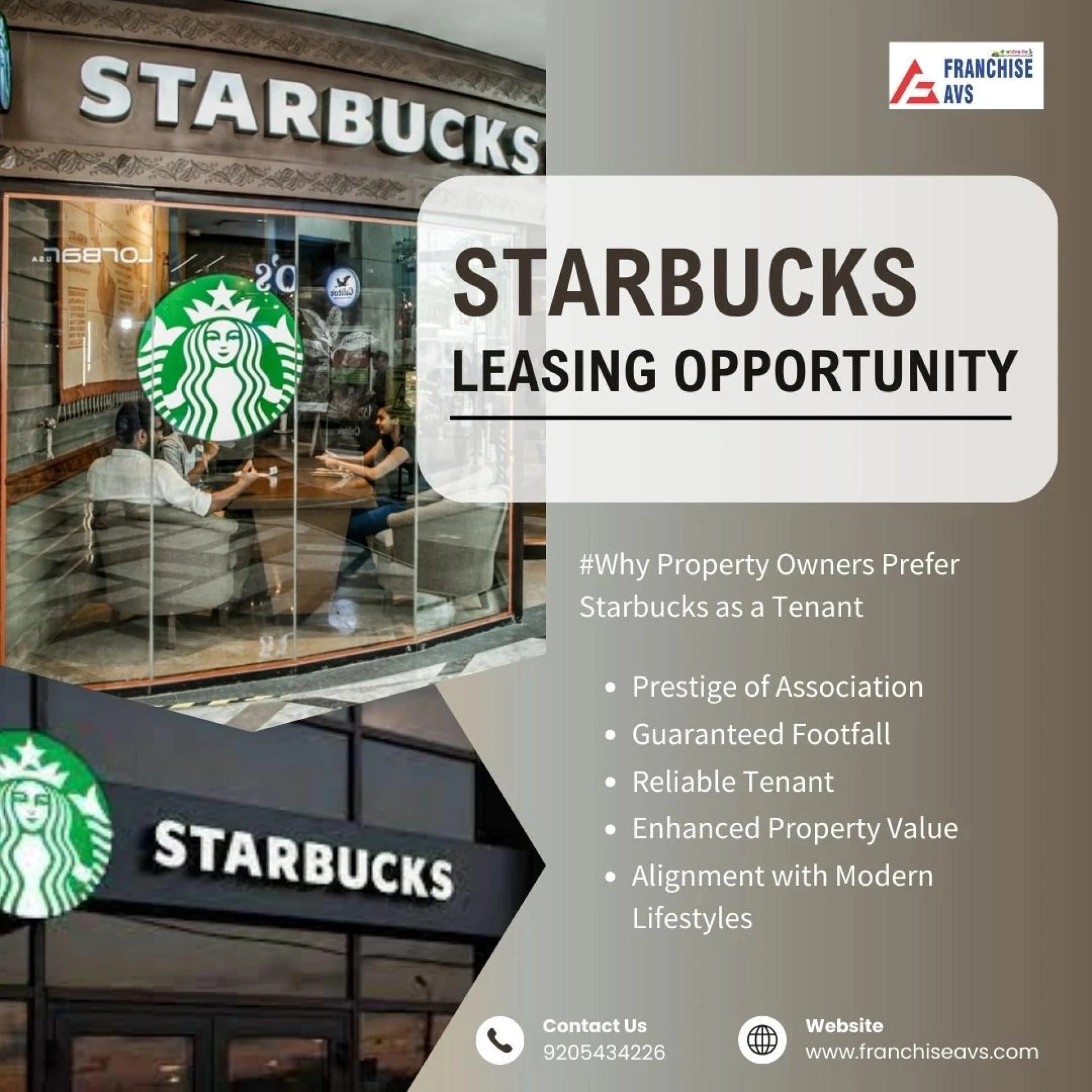 Starbucks Leasing Opportunities in India: A Premium Investment for Property Owners