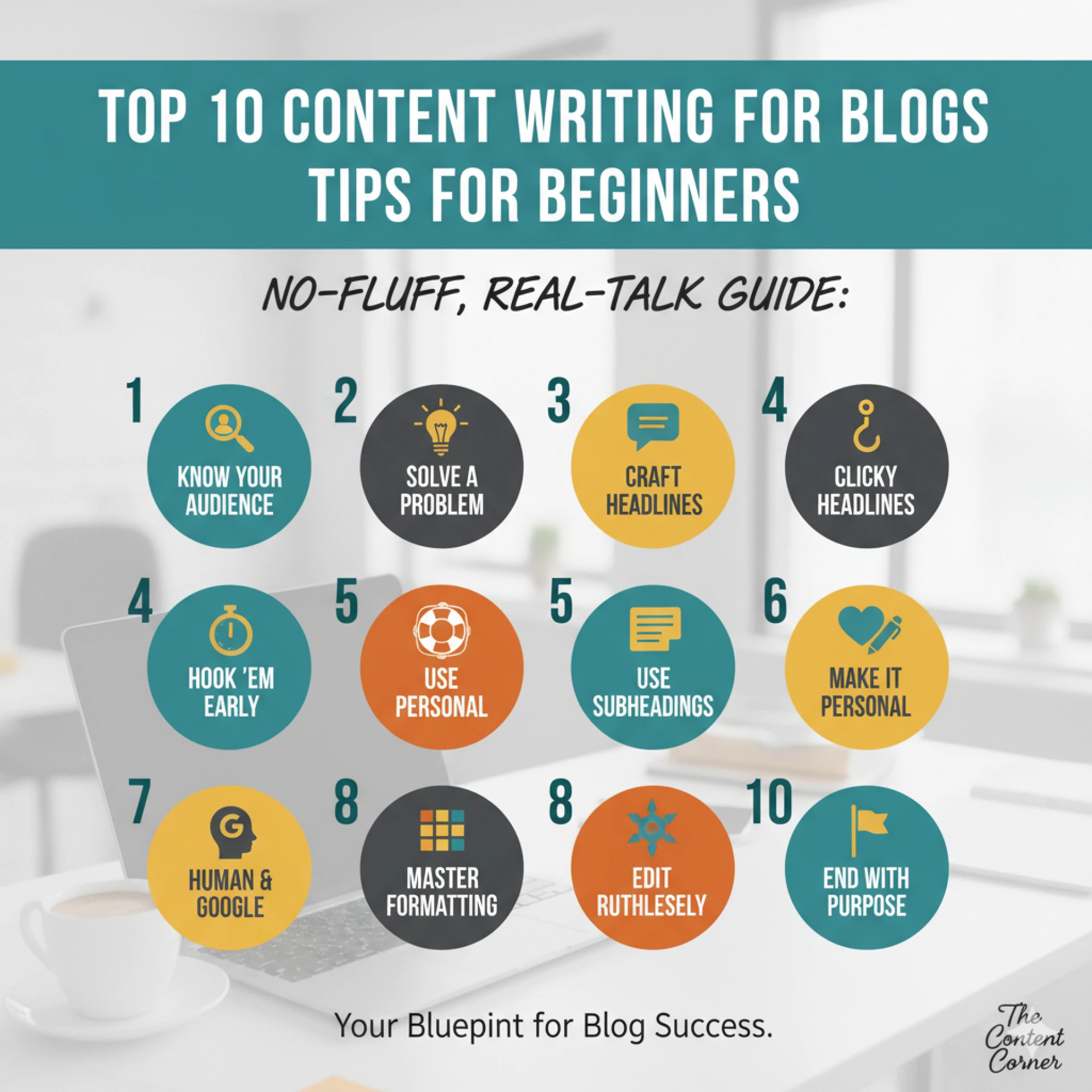 Top 10 Content Writing for Blogs Tips for Beginners: A No-Fluff, Real-Talk Guide