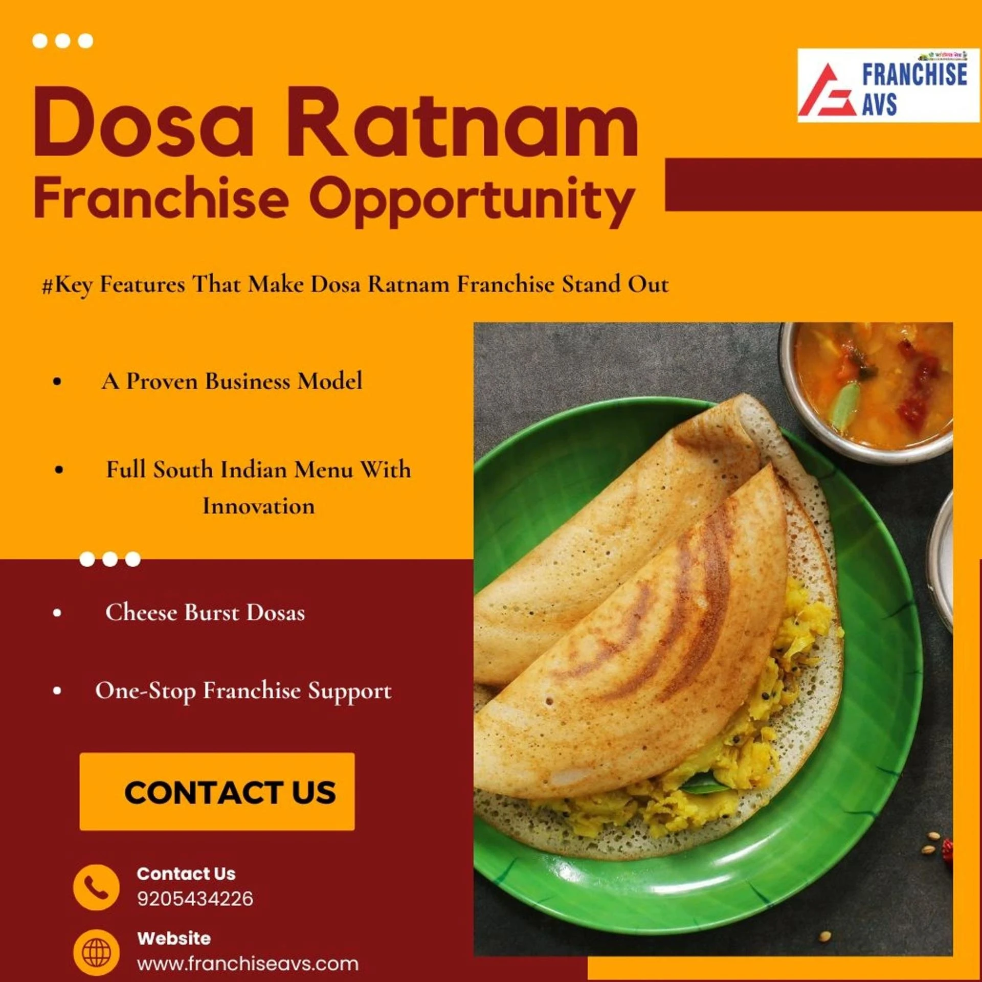 Dosa Ratnam South Indian Food Franchise: Blending Tradition with Business Growth