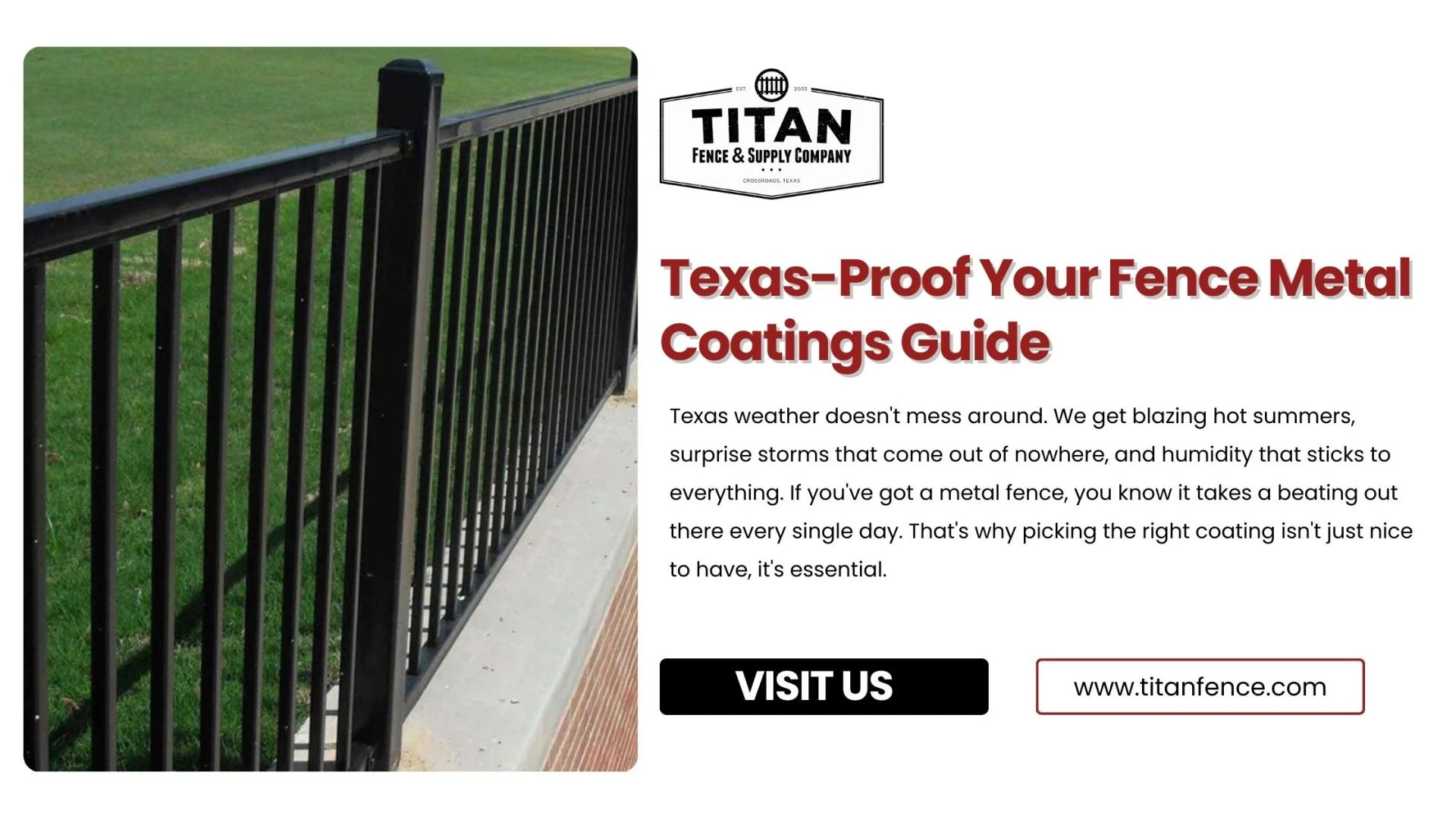 Texas-Proof Your Fence Metal Coatings Guide