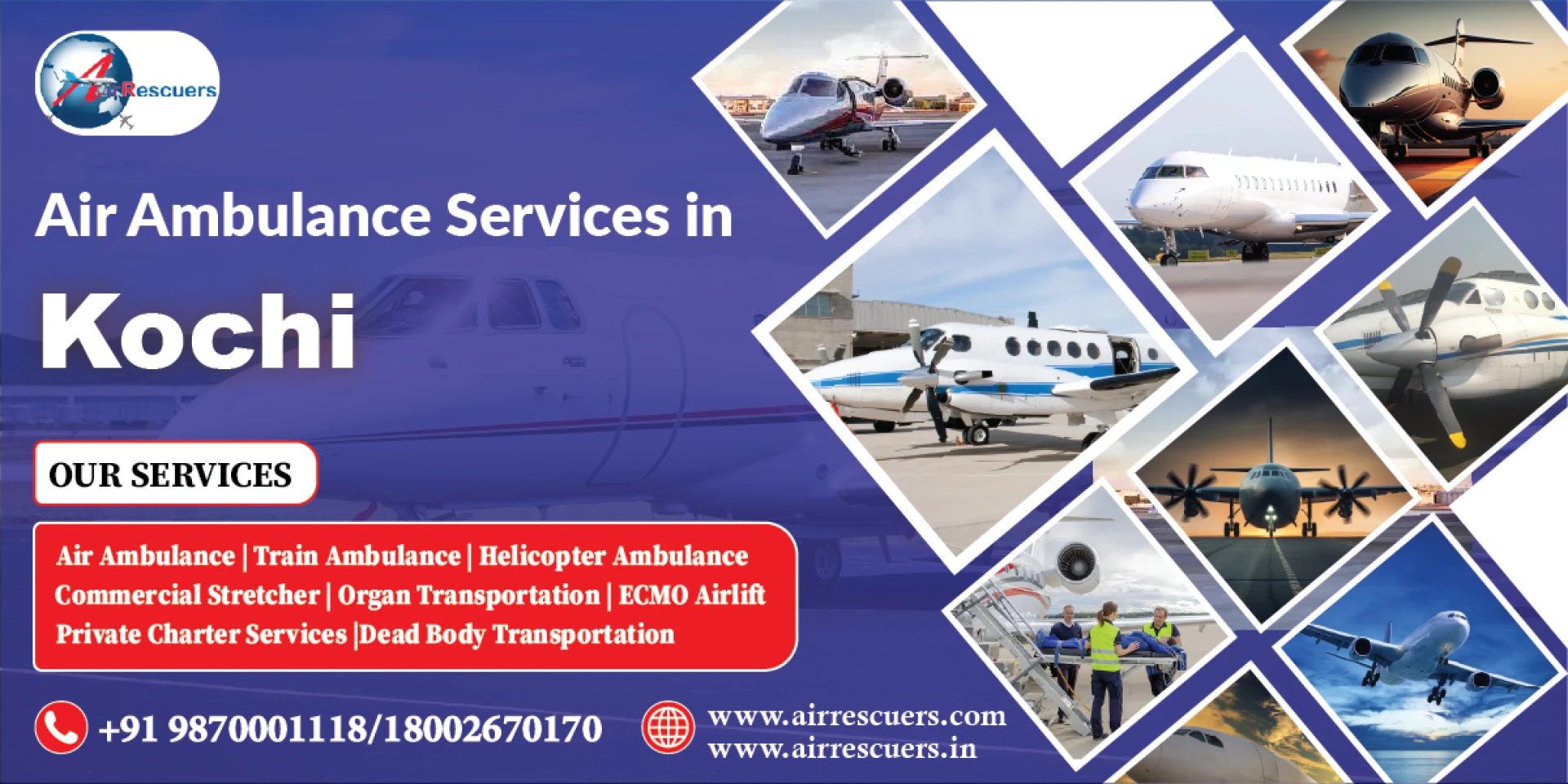 Air Ambulance Services in Kochi: Outcome Seems Less Effective